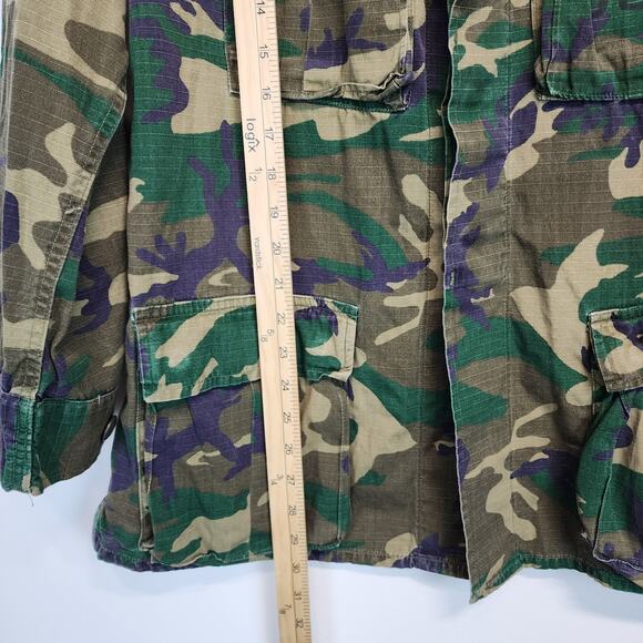 Vintage USMC Camo Jungle Fatigue Military Jacket Size M Ripstop Vietnam 70s - Picture 6 of 9